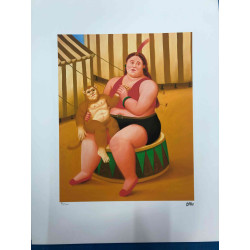 Fernando Botero Litografía off set 50x65 cm certificado