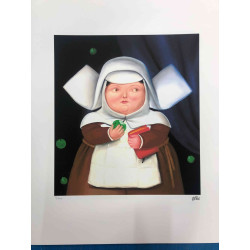 Fernando Botero Litografía off set 50x65 cm certificado