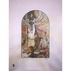 Set de litografía Alphonse Mucha 50x70 cm