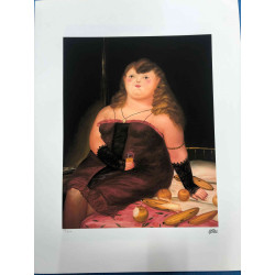 Fernando Botero Litografía off set 50x65 cm certificado