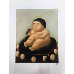 Fernando Botero Lithografie off set 50x65 cm gecertificeerd