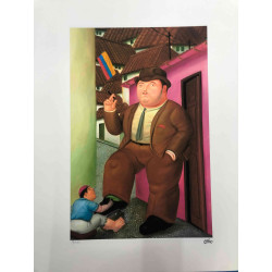 Fernando Botero Lithografie off set 50x65 cm gecertificeerd