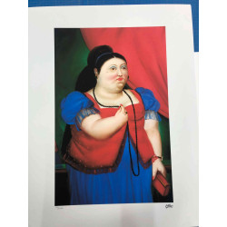Fernando Botero Litografía off set 50x65 cm certificado