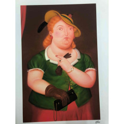Fernando Botero Litografía off set 50x65 cm certificado