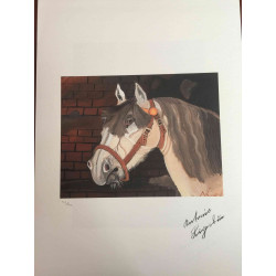 Antonio Ligabue litografia off set cm 50x70