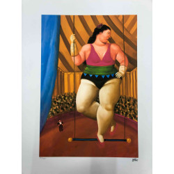 Fernando Botero Litografía off set 50x65 cm certificado