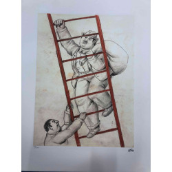 Fernando Botero Lithografie off set 50x65 cm gecertificeerd