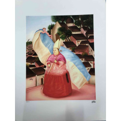 Fernando Botero Lithografie off set 50x65 cm gecertificeerd