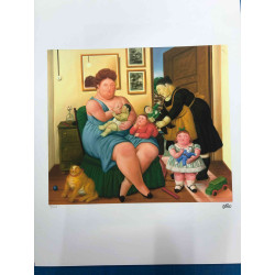 Fernando Botero Litografía off set 50x65 cm certificado