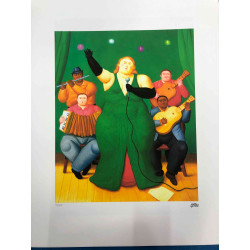 Fernando Botero Litografía off set 50x65 cm certificado