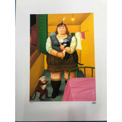 Fernando Botero Litografía off set 50x65 cm certificado