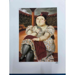 Fernando Botero Lithografie off set 50x65 cm gecertificeerd