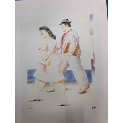 Fernando Botero Litografía off set 50x65 cm certificado