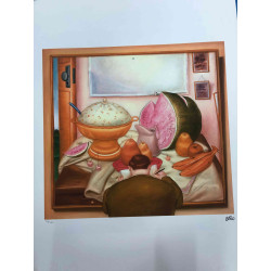 Fernando Botero Litografía off set 50x65 cm certificado