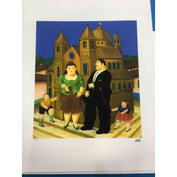 Fernando Botero Lithografie off set 50x65 cm gecertificeerd