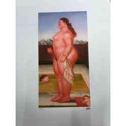 Fernando Botero Litografía off set 50x65 cm certificado