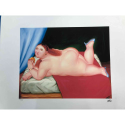 Fernando Botero Litografía off set 50x65 cm certificado