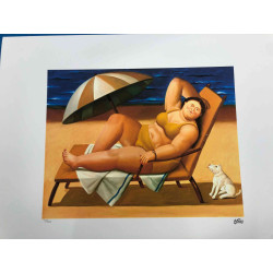 Fernando Botero Lithografie off set 50x65 cm gecertificeerd