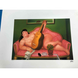 Fernando Botero Litografía off set 50x65 cm certificado