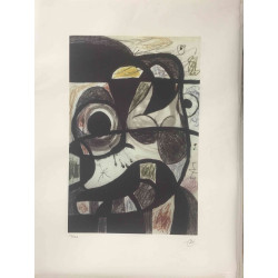 Joan Miro Litografía off set 56x76 cm certificado