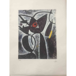 Litografia Joan Miro off set 56x76 cm certificada