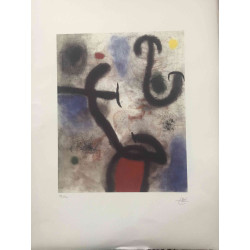 Joan Miro Lithografie off set 56x76 cm gecertificeerd