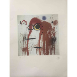 Joan Miro Lithografie off set 56x76 cm gecertificeerd