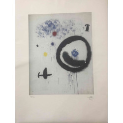 Joan Miro Lithografie off set 56x76 cm gecertificeerd