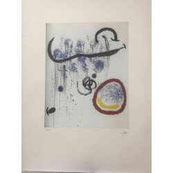 Litografia Joan Miro off set 56x76 cm certificada