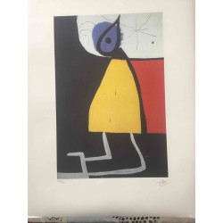 Litografia Joan Miro off set 56x76 cm certificada