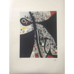 Litografia Joan Miro off set 56x76 cm certificada