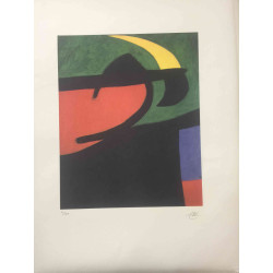 Litografia Joan Miro off set 56x76 cm certificada