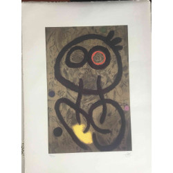 Litografia Joan Miro off set 56x76 cm certificada