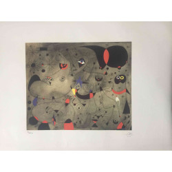 Litografia Joan Miro off set 56x76 cm certificada