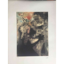 Litografia Joan Miro off set 56x76 cm certificada
