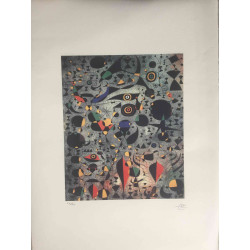 Litografia Joan Miro off set 56x76 cm certificada