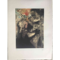 Joan Miro Lithografie off set 56x76 cm gecertificeerd