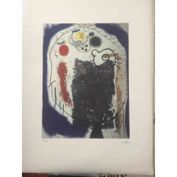 Joan Miro Lithografie off set 56x76 cm gecertificeerd