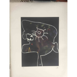 Joan Miro Lithografie off set 56x76 cm gecertificeerd