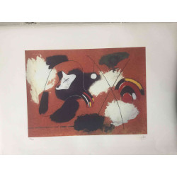 Joan Miro Lithografie off set 56x76 cm gecertificeerd