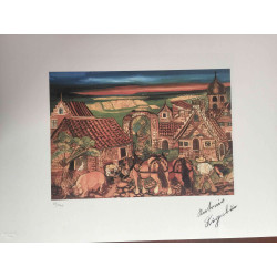 Antonio Ligabue litho off set 50x70 cm