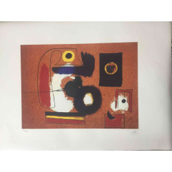 Joan Miro Lithografie off set 56x76 cm gecertificeerd