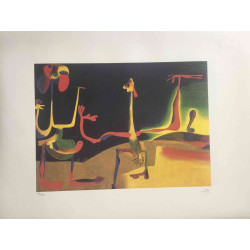 Litografia Joan Miro off set 56x76 cm certificada