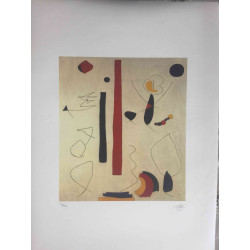 Litografia Joan Miro off set 56x76 cm certificada