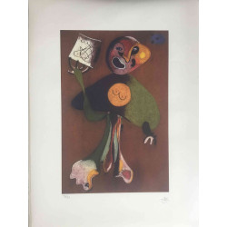Litografia Joan Miro off set 56x76 cm certificada
