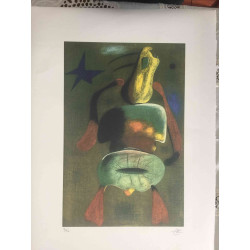 Litografia Joan Miro off set 56x76 cm certificada