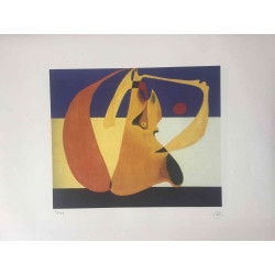 Litografia Joan Miro off set 56x76 cm certificada