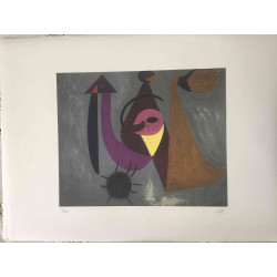 Litografia Joan Miro off set 56x76 cm certificada