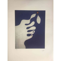 Litografia Joan Miro off set 56x76 cm certificada