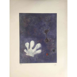 Litografia Joan Miro off set 56x76 cm certificada